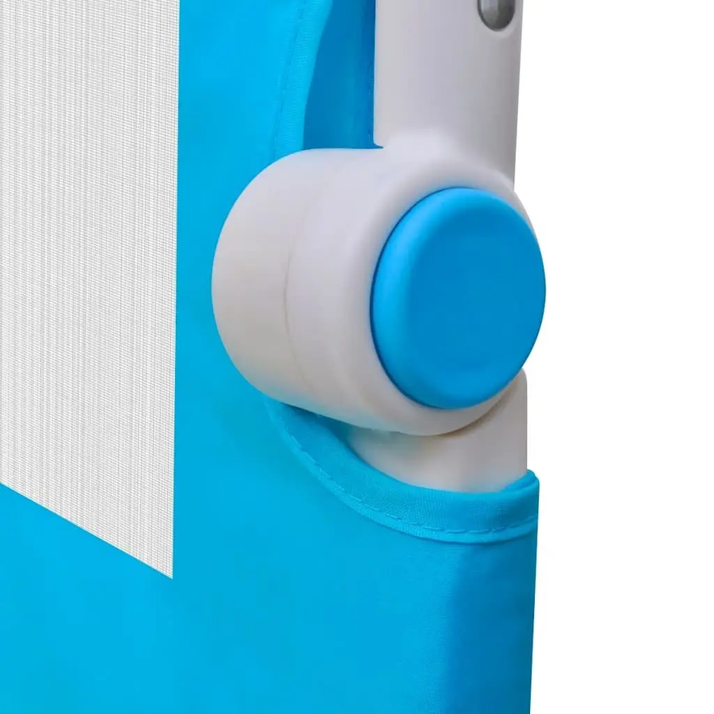 Toddler Bed Rail Blue 150 x 42 cm Foldable Portable Guard Protection