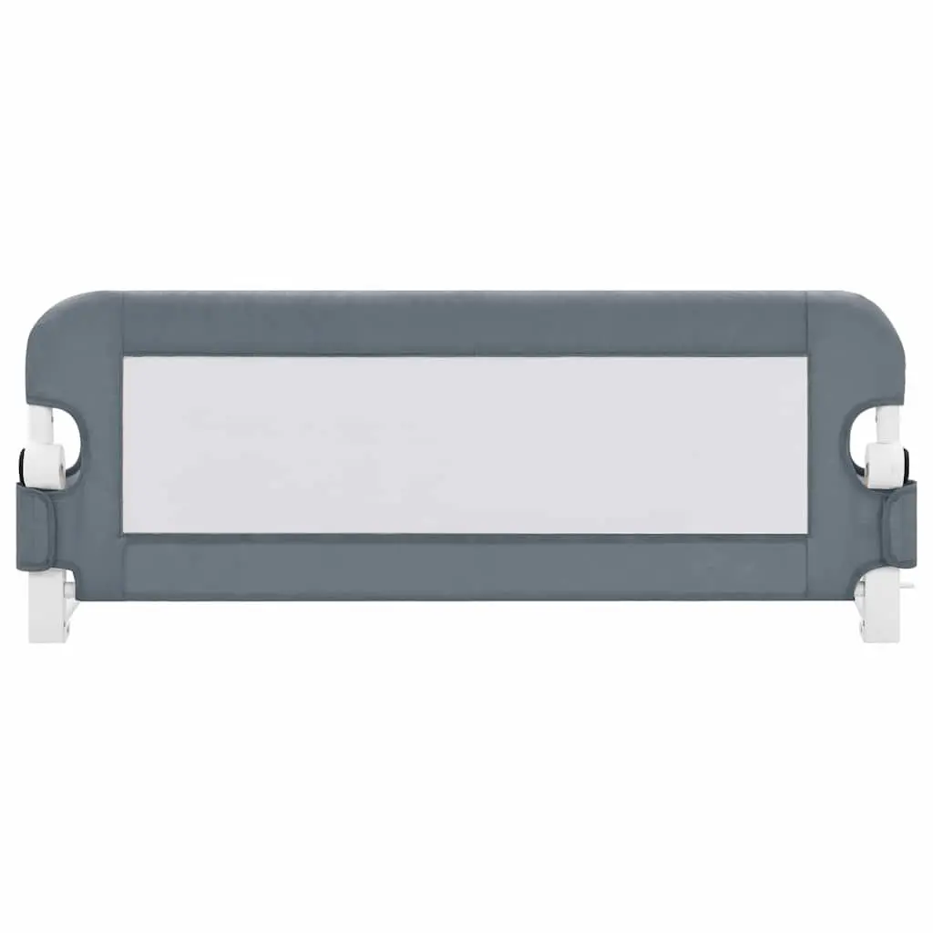 Toddler Bed Rail Grey 102x42cm Foldable Protective Guard
