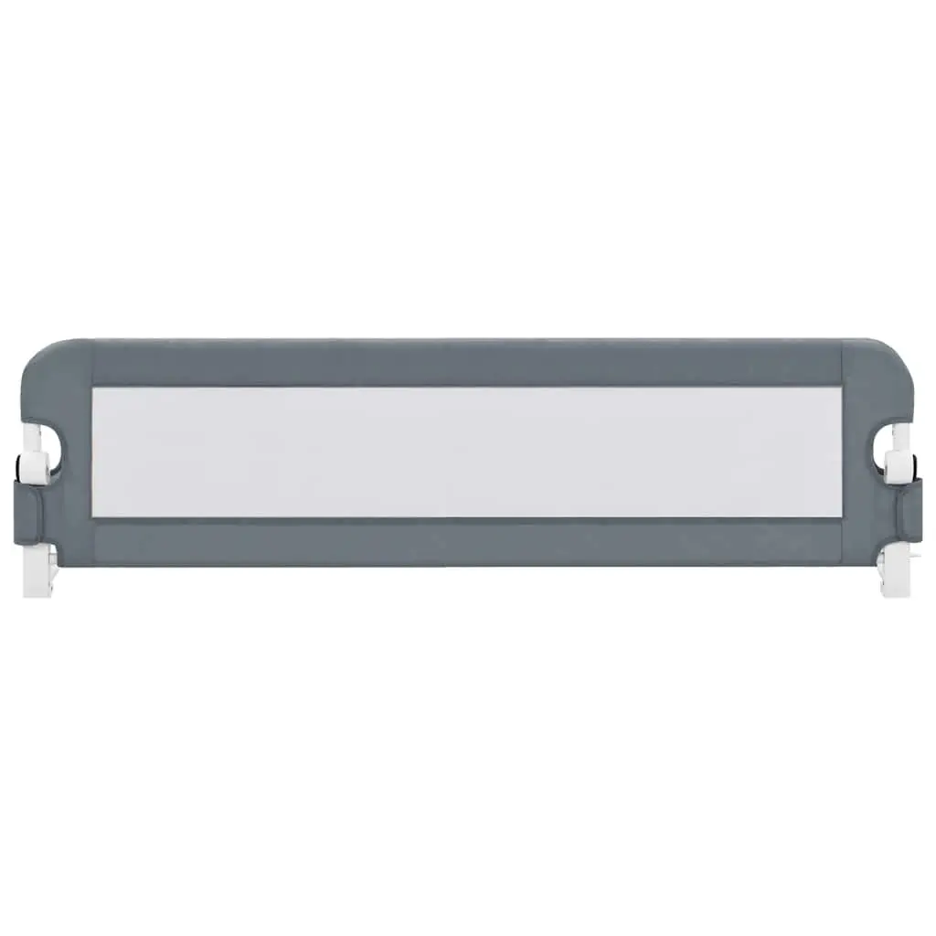 Toddler Bed Rail Grey 150x42cm Foldable Protective Guard