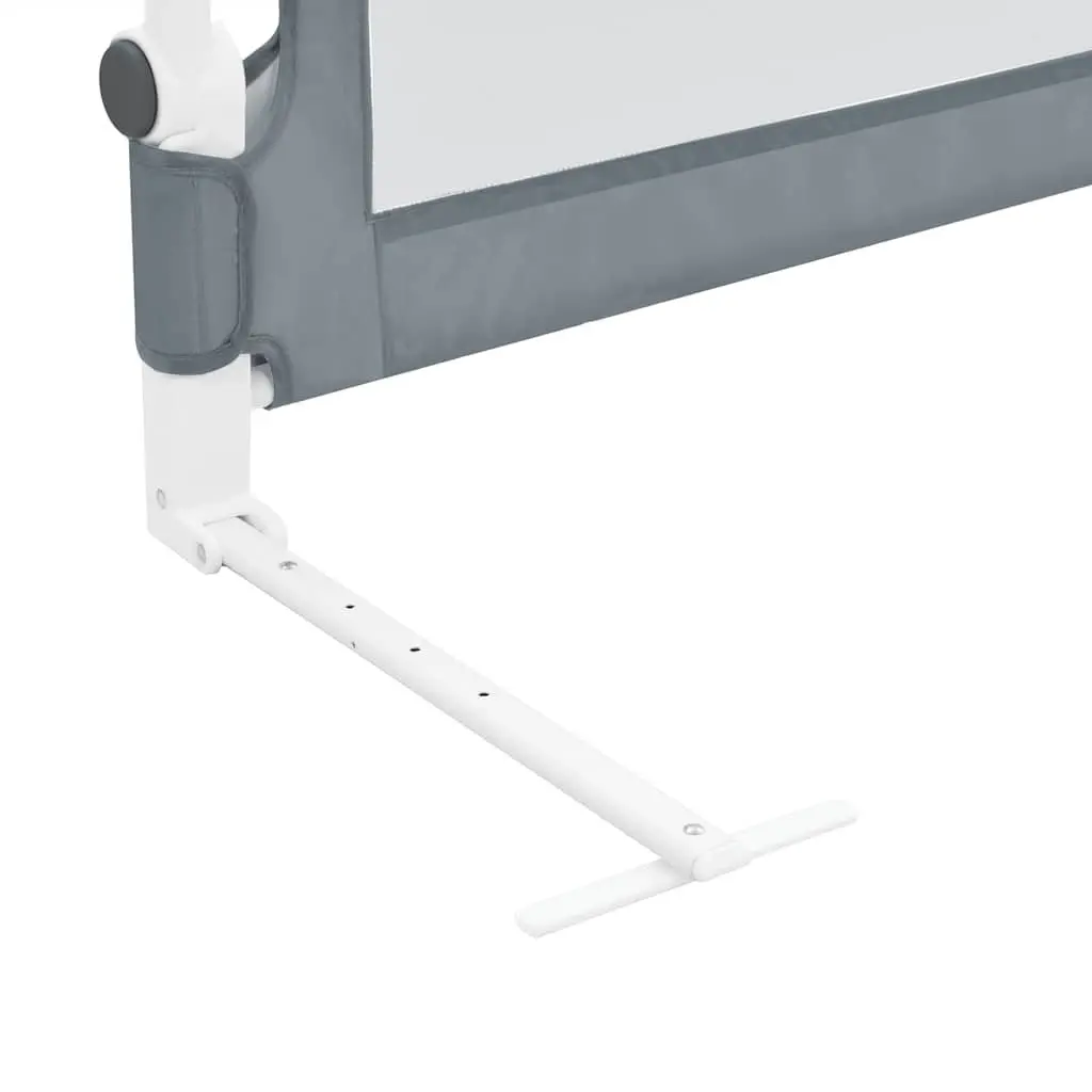 Toddler Bed Rail Grey 150x42cm Foldable Protective Guard