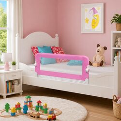 Concise Pink Safety Bed Rail for Toddlers