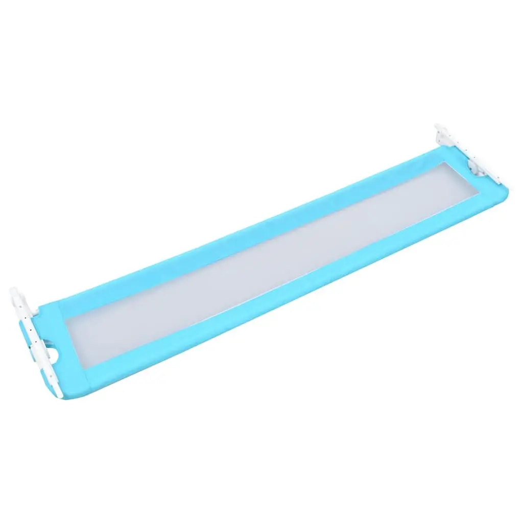 Toddler Safety Bed Rail Blue 180x42 cm Foldable Child Fall Protection Guard
