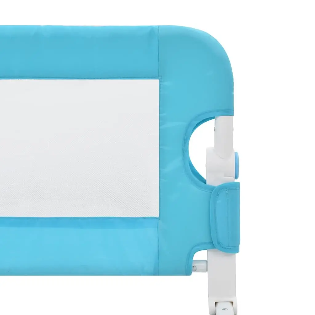Toddler Safety Bed Rail Blue 180x42 cm Foldable Child Fall Protection Guard