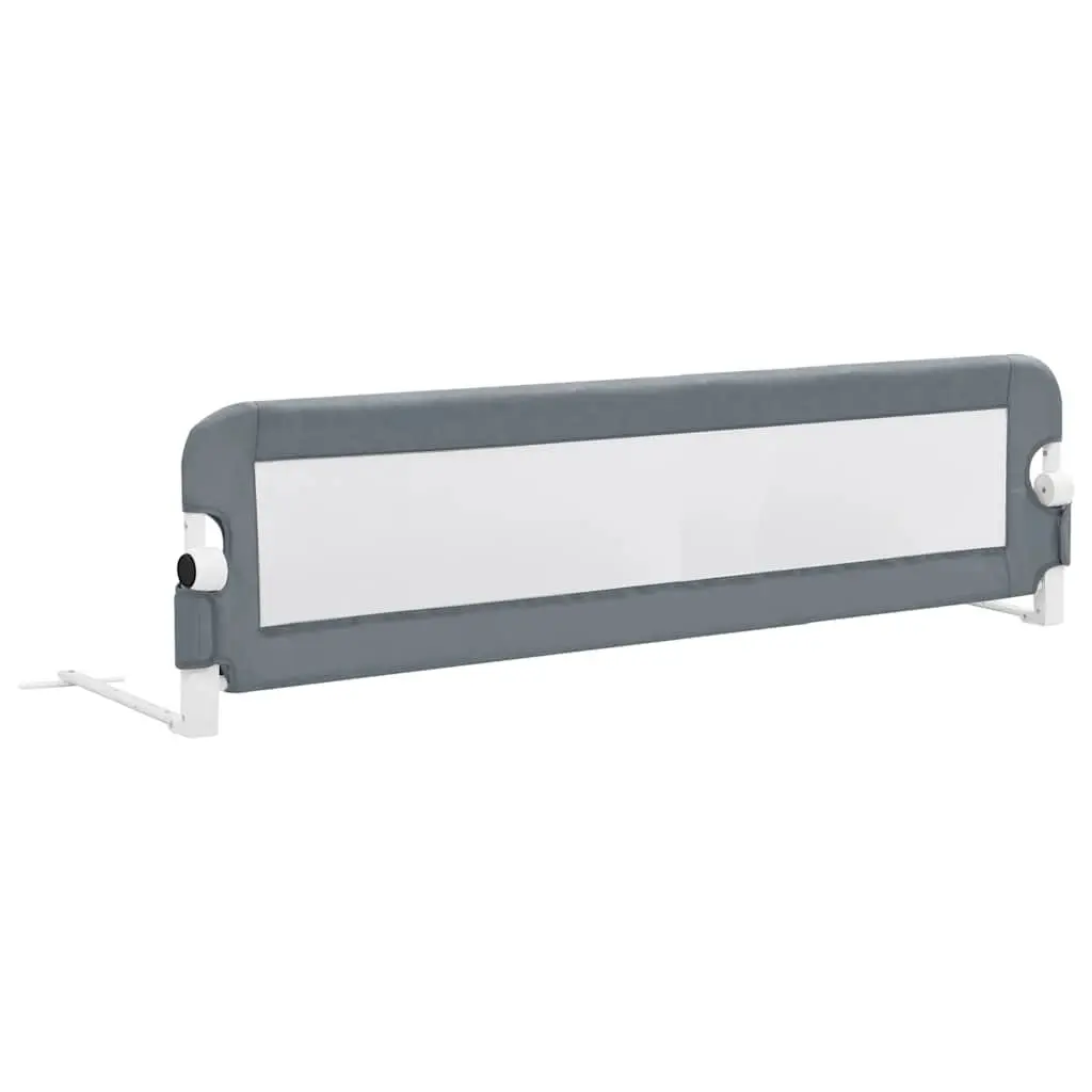 Toddler Safety Bed Rail Grey 120x42cm Foldable Protective Sleep Guard