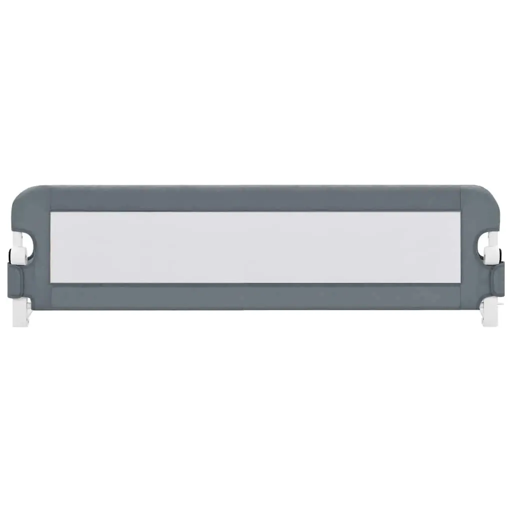 Toddler Safety Bed Rail Grey 120x42cm Foldable Protective Sleep Guard