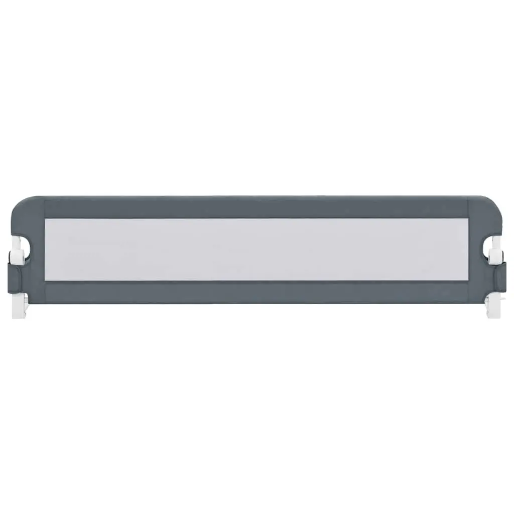 Toddler Bed Rail Grey 180x42 cm Foldable Protective Guard