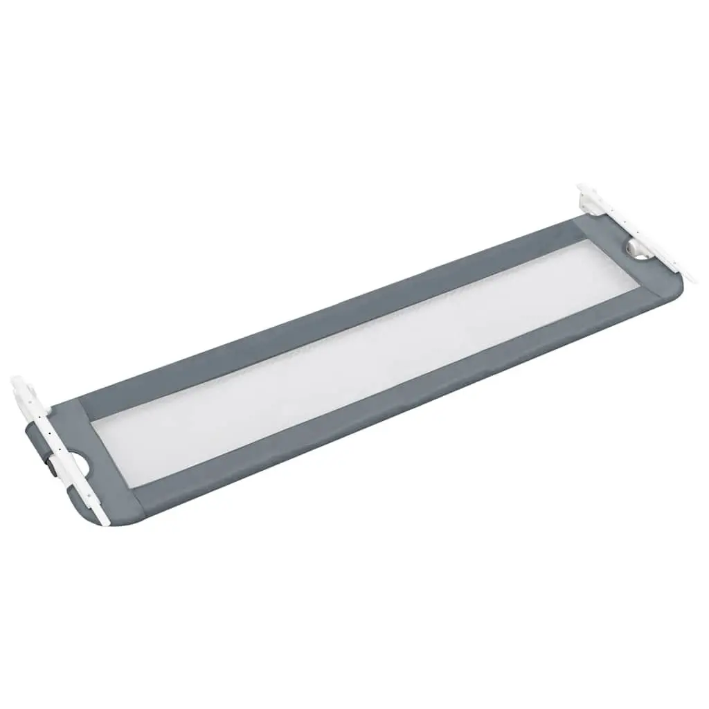 Toddler Bed Rail Grey 180x42 cm Foldable Protective Guard