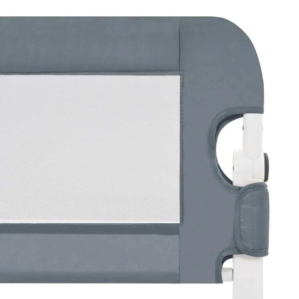 Toddler Bed Rail Grey 180x42 cm Foldable Protective Guard