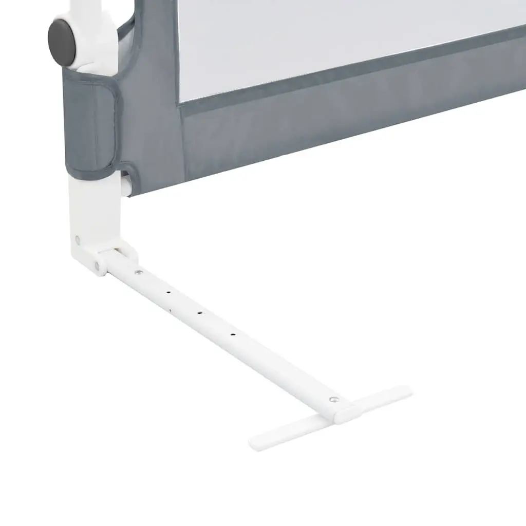 Toddler Bed Rail Grey 180x42 cm Foldable Protective Guard