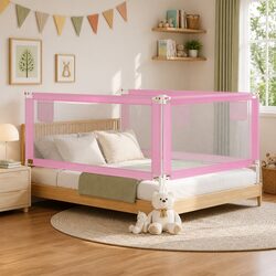 Friendly Pink Toddler Bed Rail for Safety and Comfort