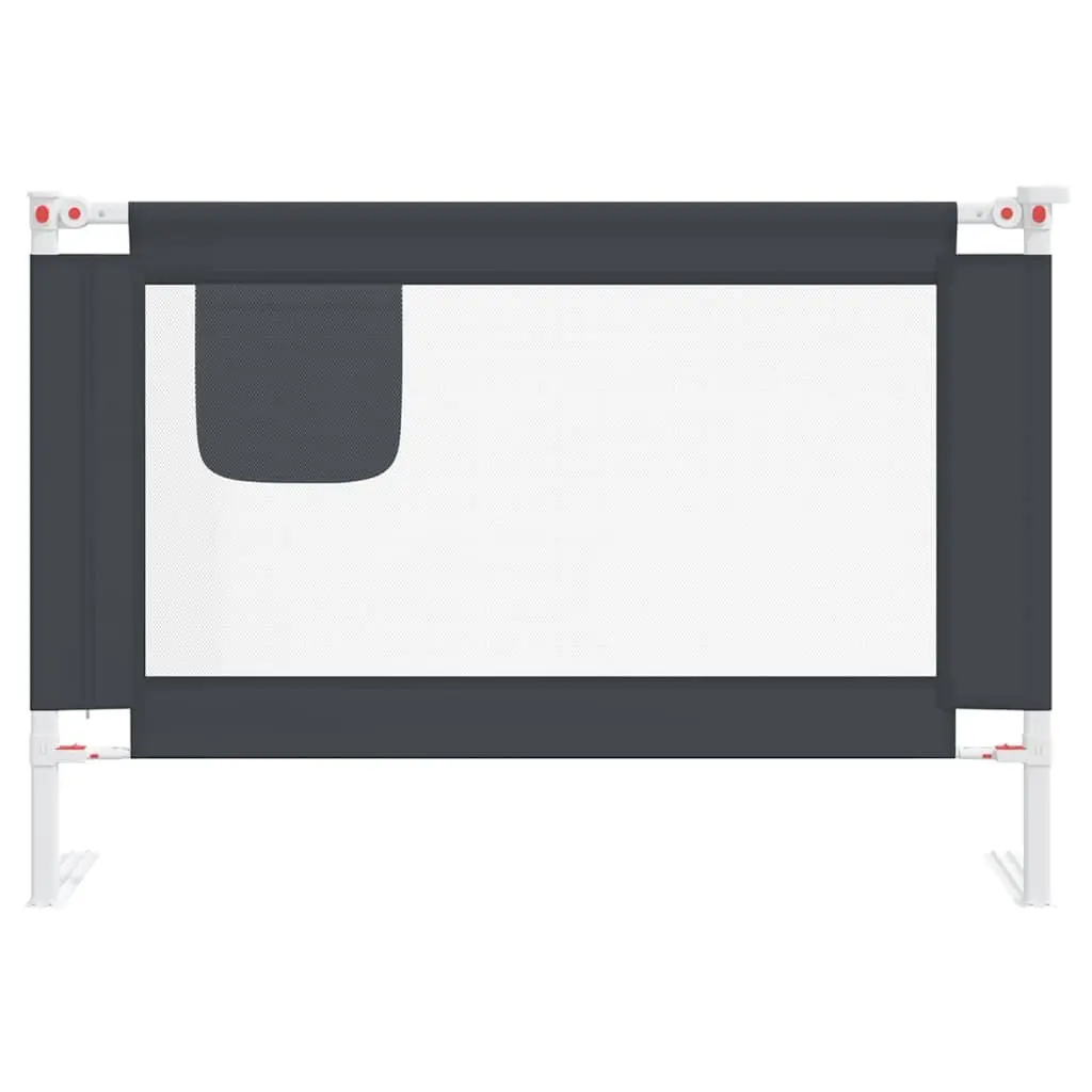 Toddler Bed Rail Grey 100x25cm Adjustable Height Safety Protection Guard