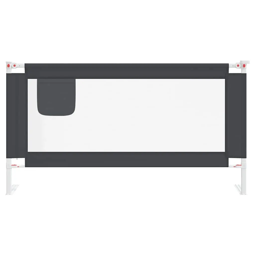 Toddler Bed Rail Grey 160x25cm Adjustable Height Protection Guard