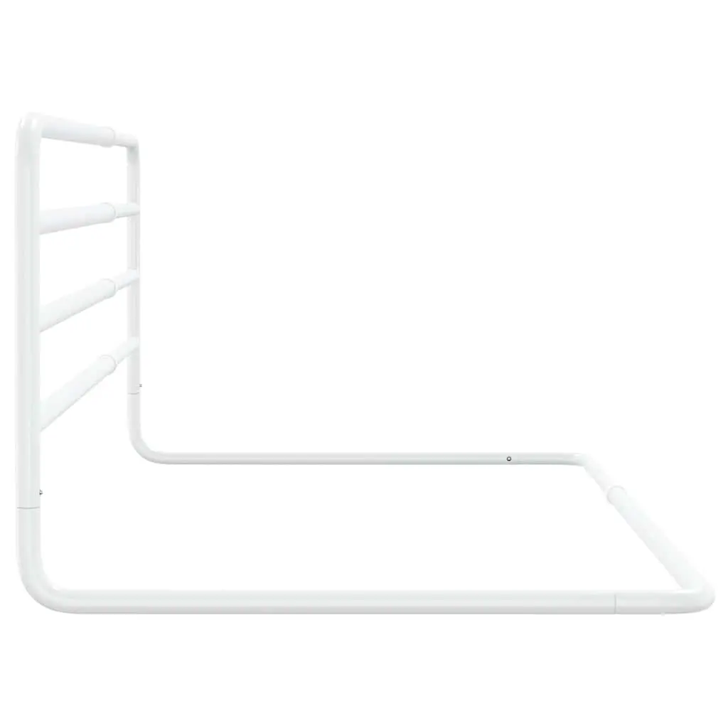 Toddler Bed Rail White Adjustable Width 76-137cm Iron Protection Guard