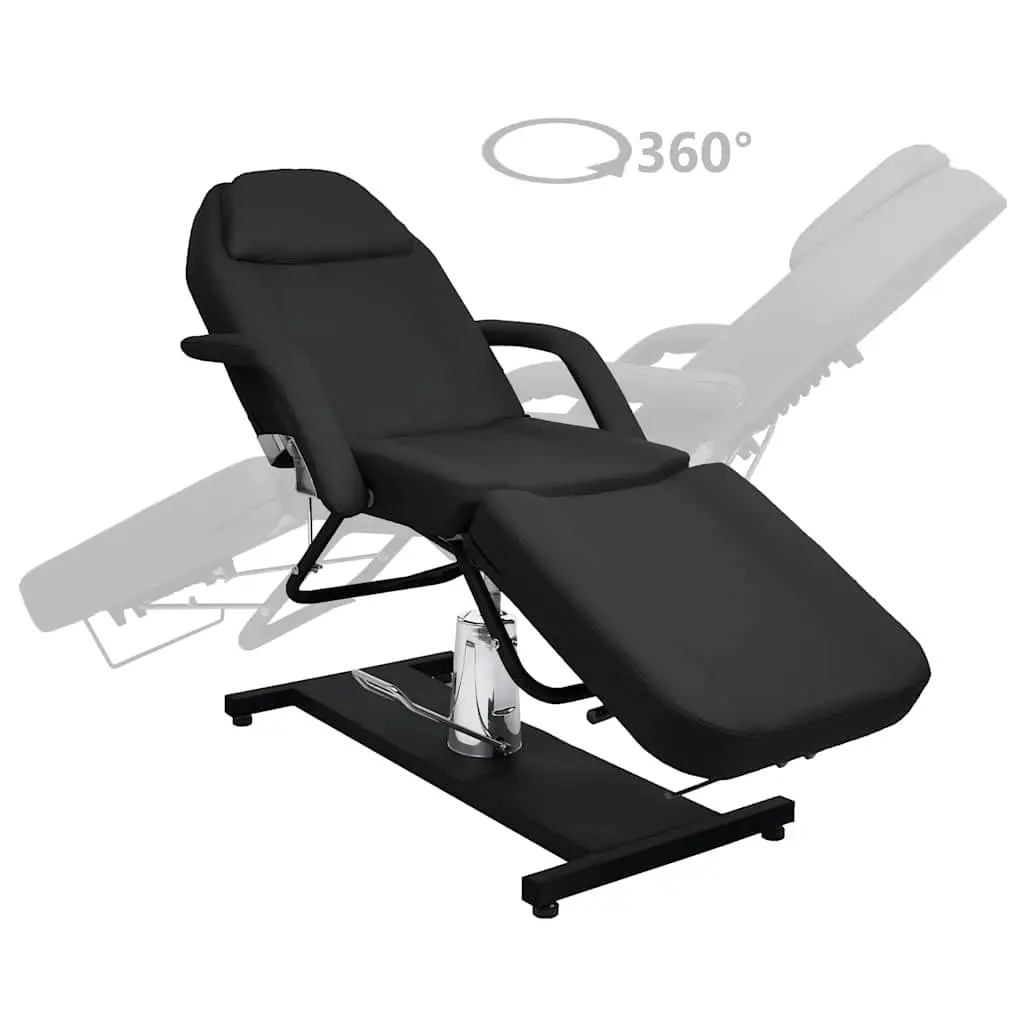 Massage Table White 180x62cm Adjustable Backrest Footrest for Salon