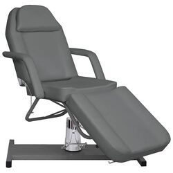 Grey Massage Table for Professional Treatments