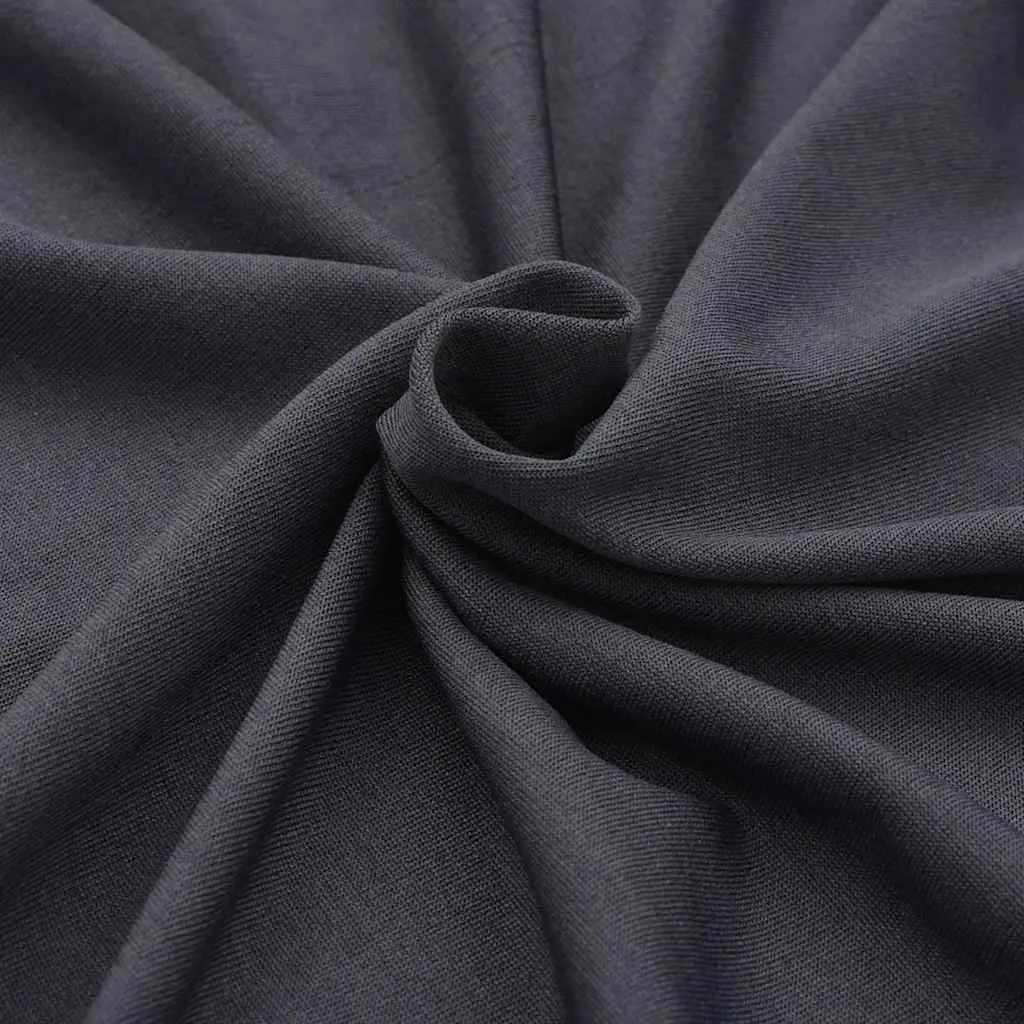 Stretch Table Slipcovers Anthracite 183x76x74 cm Rectangular Protection 2 Piece