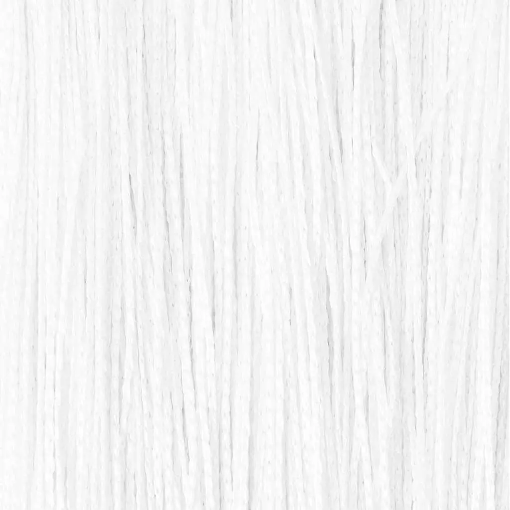 String Curtains White 100x250 cm 2 Pack Tunnel Top Polyester Room Divider Door Curtain Panel