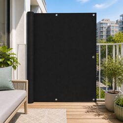 Balcony Screen 120x600 cm Privacy Shade Outdoor Garden Windproof Waterproof