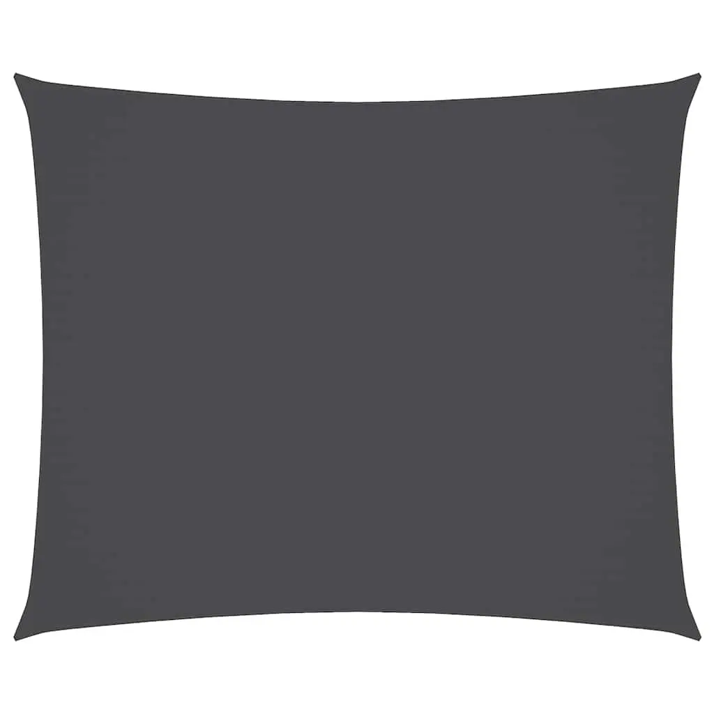 Rectangular Sunshade Sail Anthracite 4x5m PU Coated Oxford Fabric Mould and UV Resistant Outdoor Canopy