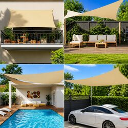 Triangular Sunshade Sail for Outdoor Comfort