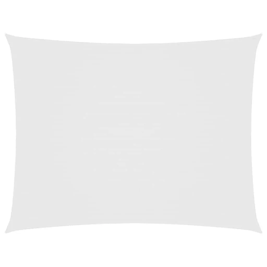 Rectangular Sunshade Sail White 2x3m PU Coated Oxford Fabric Mould and UV Resistant