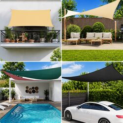 Rectangular Sunshade Sail 4x6 m: Smart Outdoor Solution