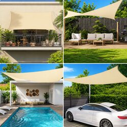 2x2.5m Black Sunshade Sail