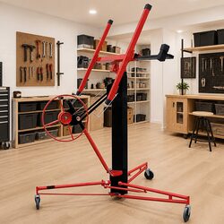 Plasterboard Drywall Board Lifter Hoist Tool Wheeled Heavy Duty Height