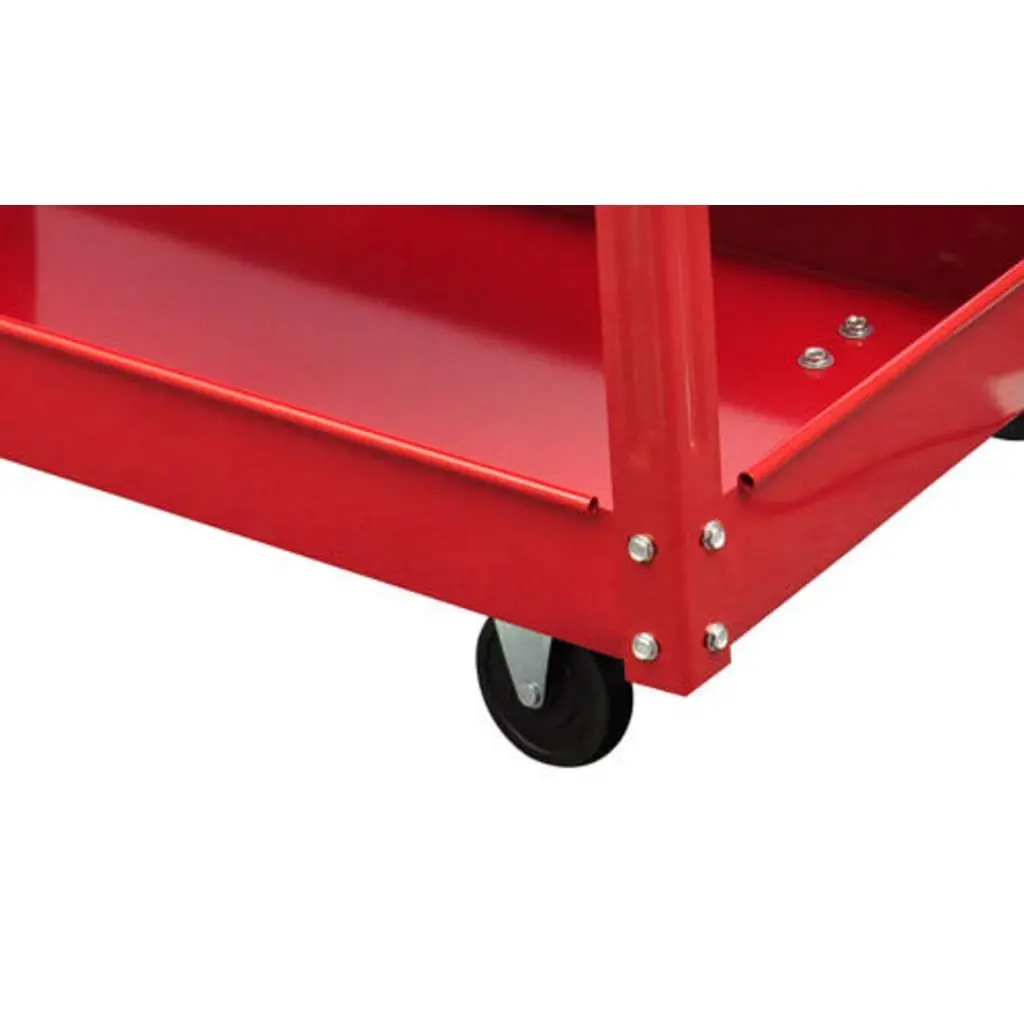 Workshop Tool Trolley Multicolour 3 Shelf 100kg Capacity
