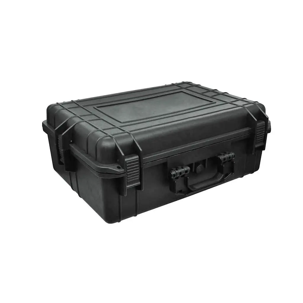 Transport Hard-Case Tool Box Black 35L Lockable Foam Protection
