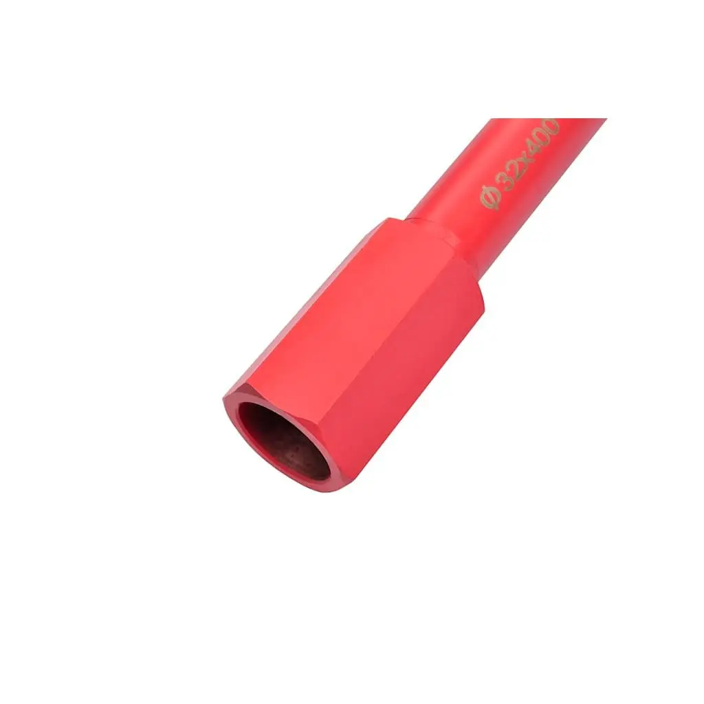 Diamond Core Drill Bit Multicolour 32 mm x 400 mm Dry Wet Drilling for Granite Stone Concrete