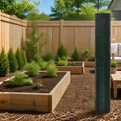 Compact 25x1m Green Wire Mesh Fence Panel for Your Needs