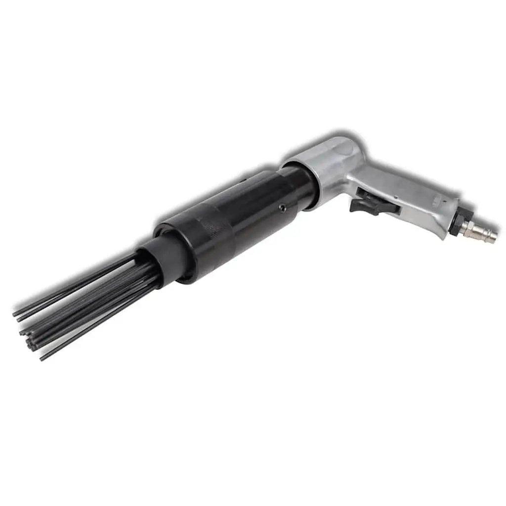Pneumatic Needle Scaler Pistol Grip Air Tool Rust Removal 19 Needles Surface Preparation