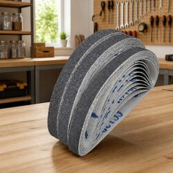 Compact and Effective Pneumatic Sand Belts Set, 30 Pcs