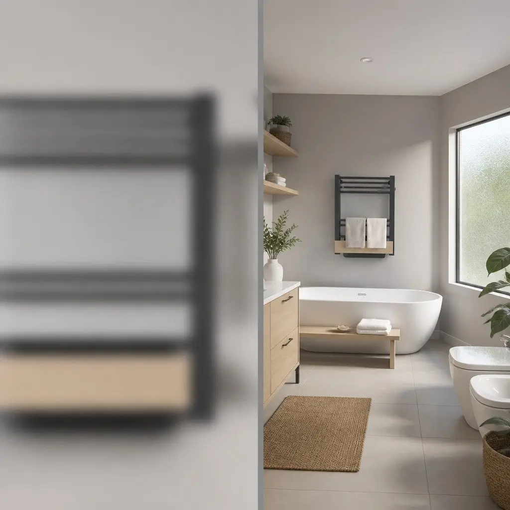 Window Film White 0.9m x 5m Frosted Privacy Glass Protector for Bathroom Bedroom Office
