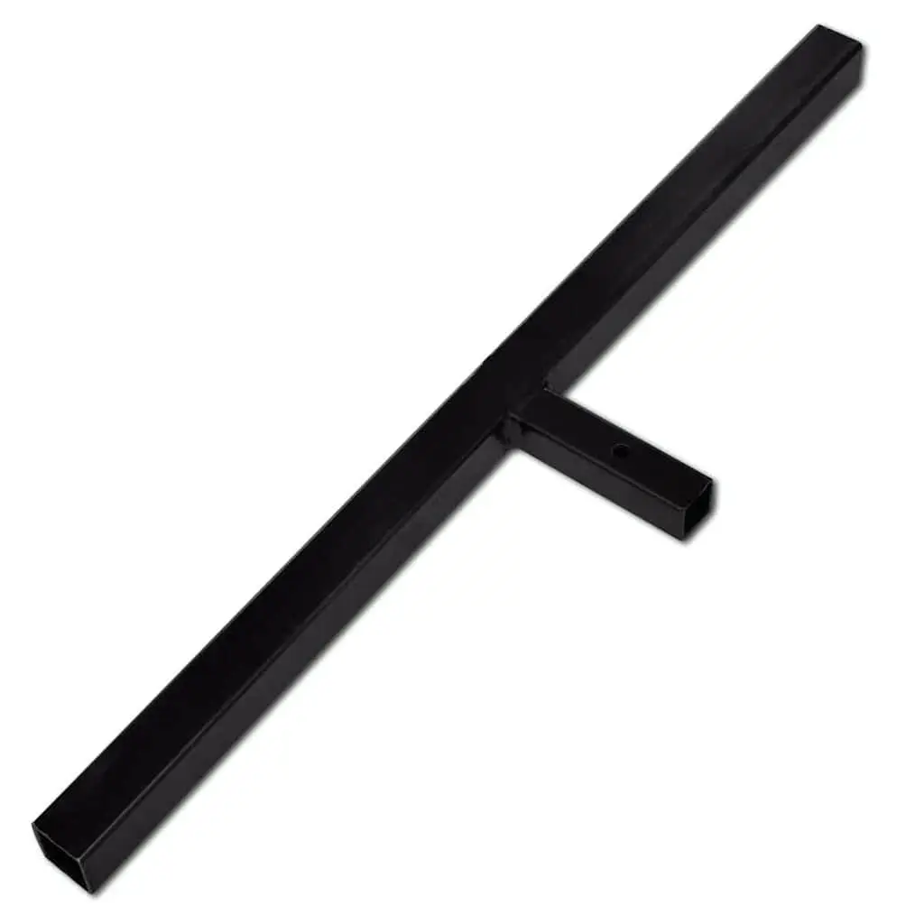 Ground Drill Auger Black 120mm Double Spiral Steel Handle Gardening Tool