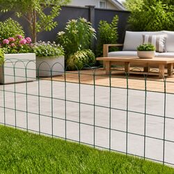 Compact 25m Iron Wire Garden Fence, Perfect for Protection