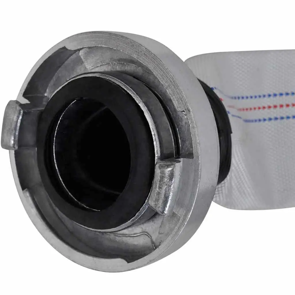 Fire Flat Hose 20m 2 Inch Weather Resistant PVC Smooth Lining C-Storz Couplings