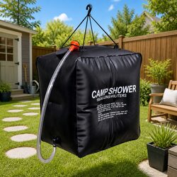 Portable Solar Shower Camp Outdoor Bath 40L Camping Hiking Water Heating System