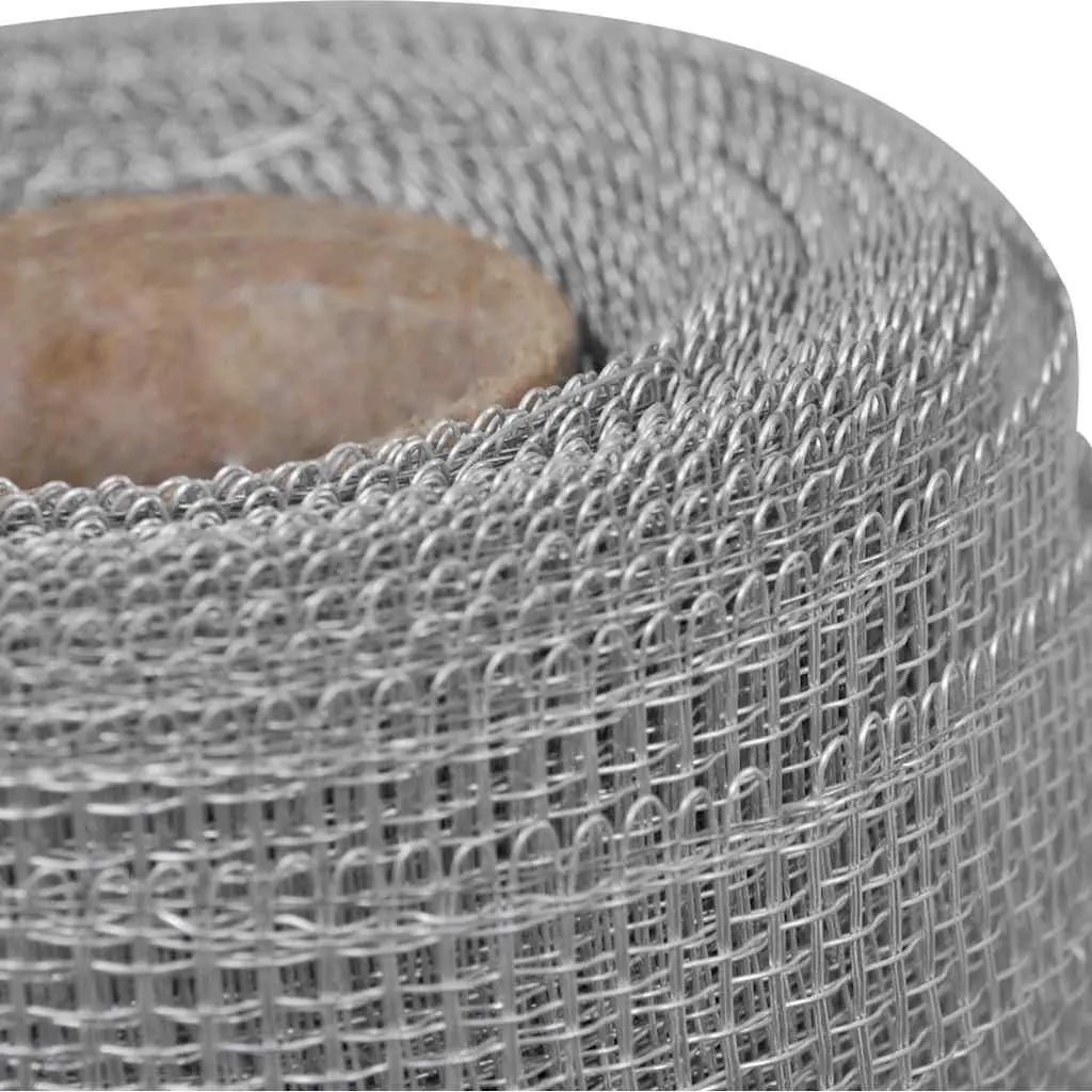 Aluminium Mesh Screen Silver 100x1000 cm Durable Insect Door Window Repair Fencing