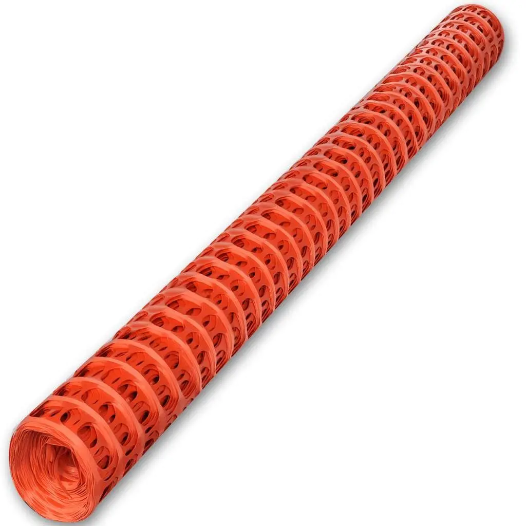 Temporary Fencing Orange 50m HDPE Flexible Durable Construction Barrier