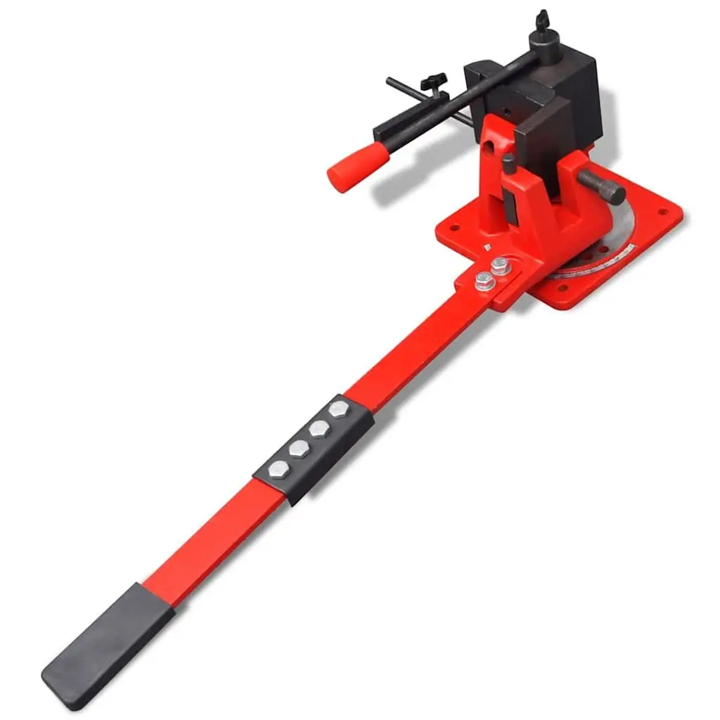 Manual Steel Pipe Bending Machine Universal Round Flat Angle Square Cold Hot 120 Degrees Workbench Mounted