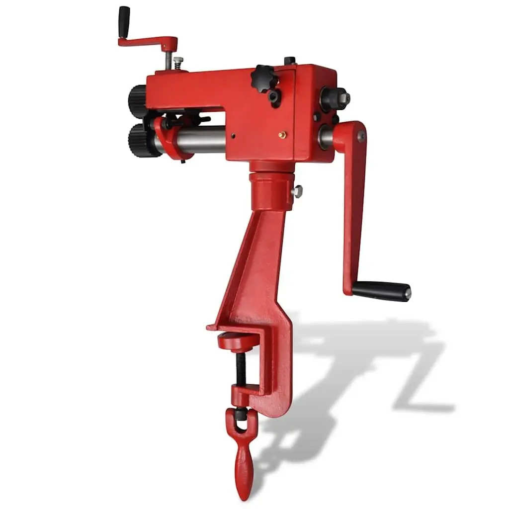 Manual Tube Beading Machine Cast Iron Workshop Garage Portable Bender Tool