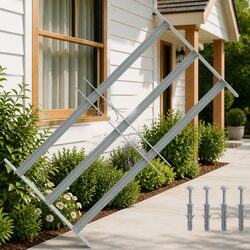 Compact Adjustable Security Grille for Windows