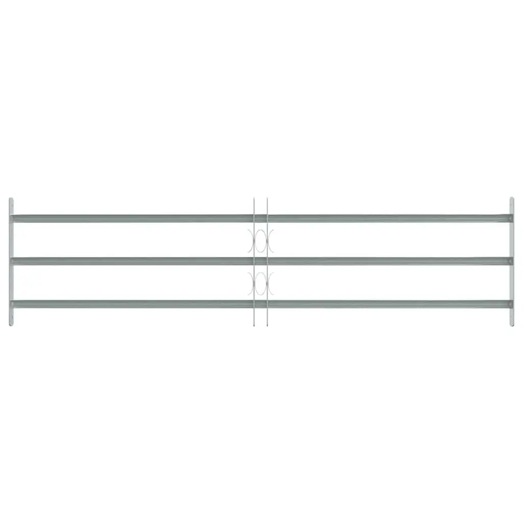 Silver Adjustable Security Grille for Windows