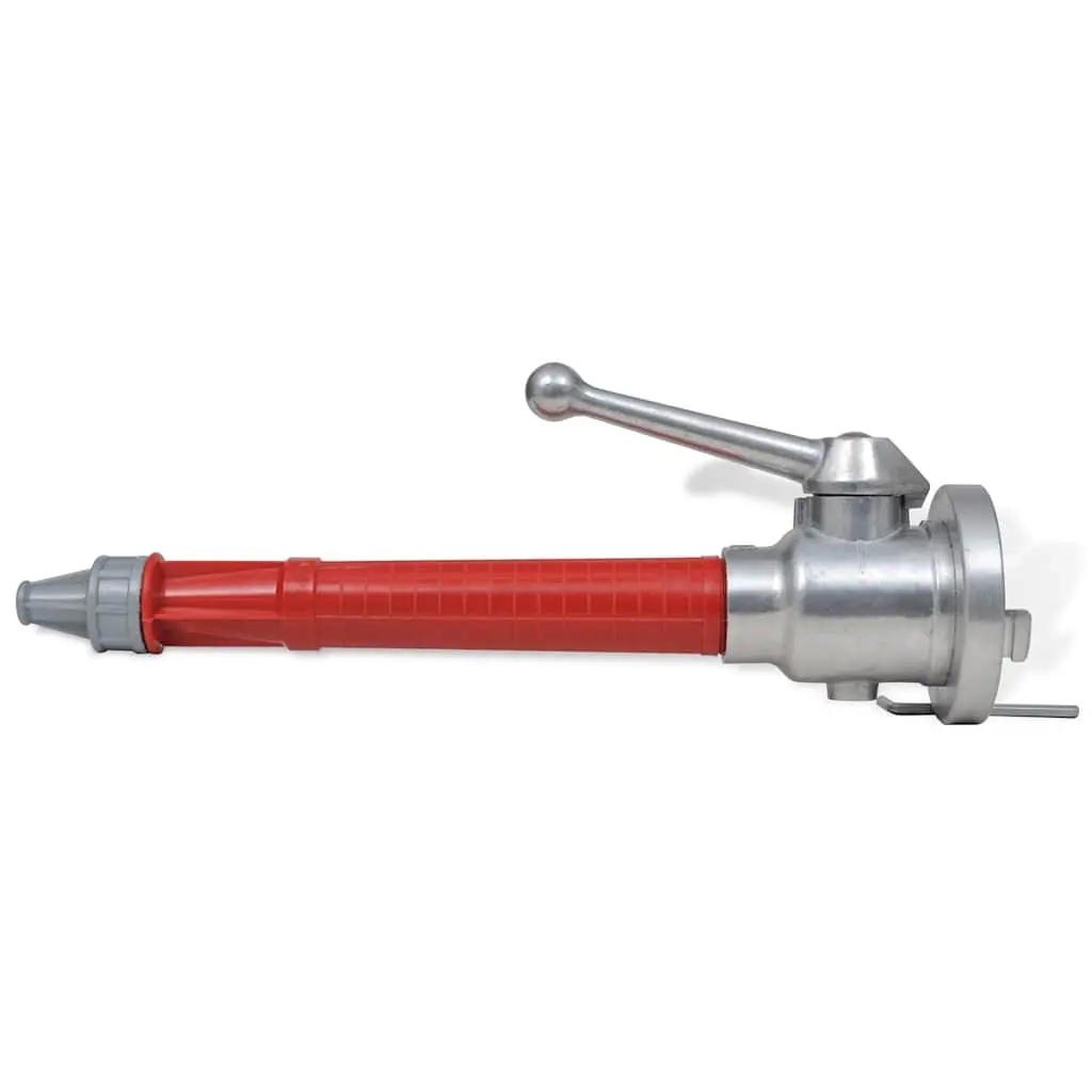 Fire Hose Nozzle Aluminium Plastic 50mm C Coupling Adjustable Water Control for Garden Workshop Emergency Use