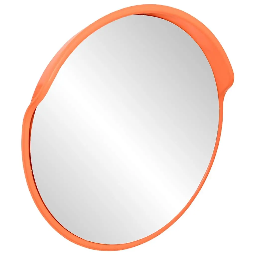 Convex Traffic Mirror Orange 60cm Shatter-proof Outdoor Safety Road Security