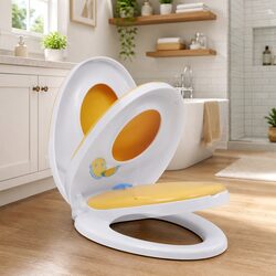 Dual-Size Soft-Close Toilet Seat