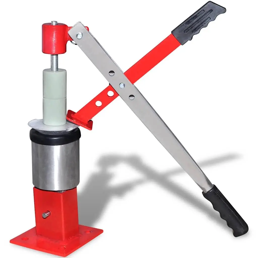 Mini Tyre Changer Red Portable Compact Heavy-duty Steel Bead Breaking Mounting Tool