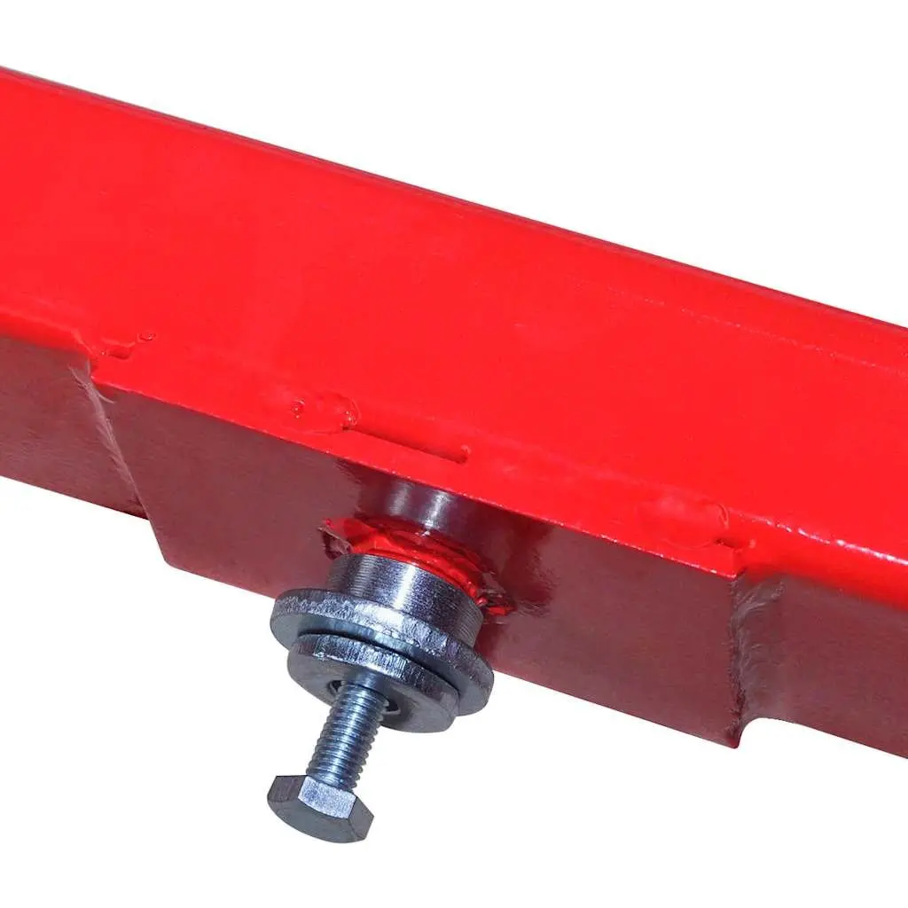 Cross Beam Adapter Red 2 Ton Heavy Duty Steel Safety Pad